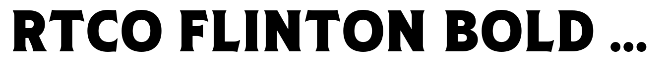 RTCO Flinton Bold Clean
